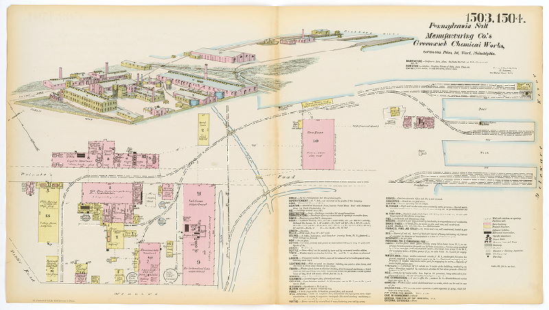 Pennsylvania Salt Manufacturing Co.'s Greenwich Chemical Works, Hexamer General Surveys, Volume 16