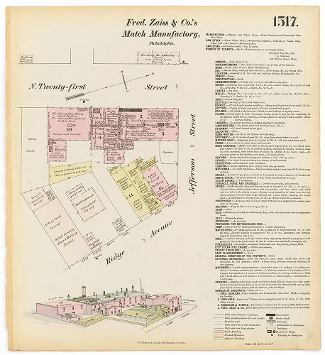 Fred Zaiss & Co.'s Match Manufactory, Hexamer General Surveys, Volume 16