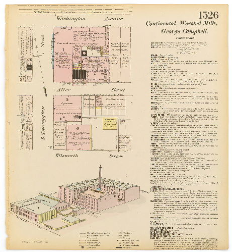 Continental Worsted Mills, Hexamer General Surveys, Volume 16