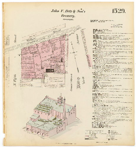 Betz's Brewery, Hexamer General Surveys, Volume 16