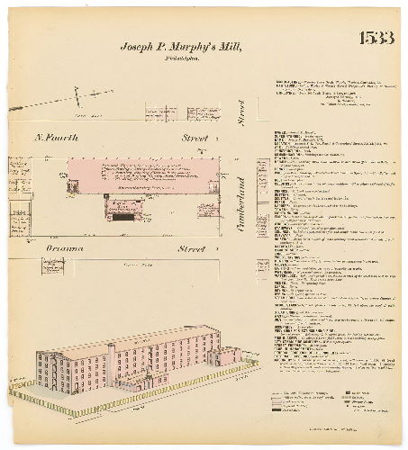 Joesph P. Murphy's Mill, Hexamer General Surveys, Volume 16