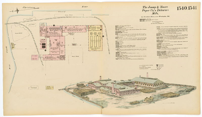 Jessup & Moore Paper Co.'s Delaware Mills, Hexamer General Surveys, Volume 16