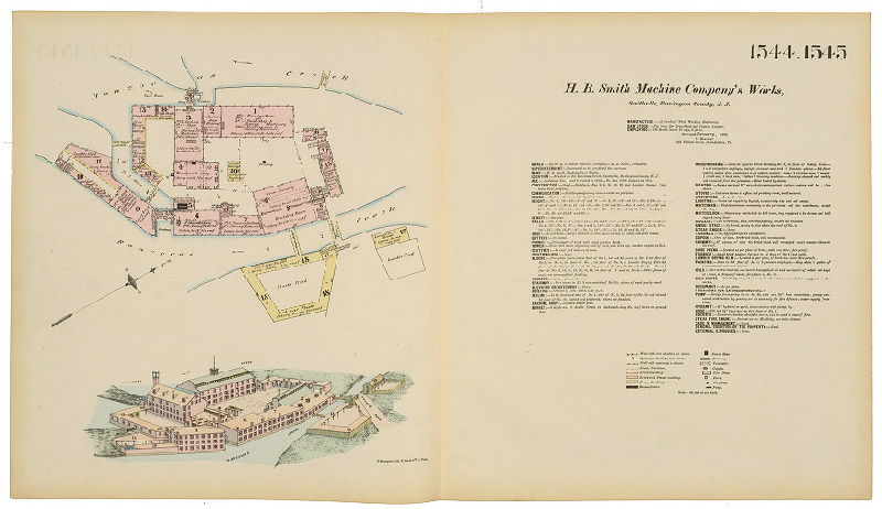 H.B. Smith Machine Co.'s Works, Hexamer General Surveys, Volume 16