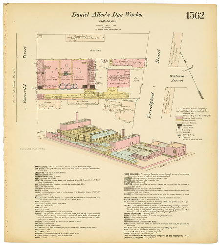 Daniel Allen's Dye Works, Hexamer General Surveys, Volume 17