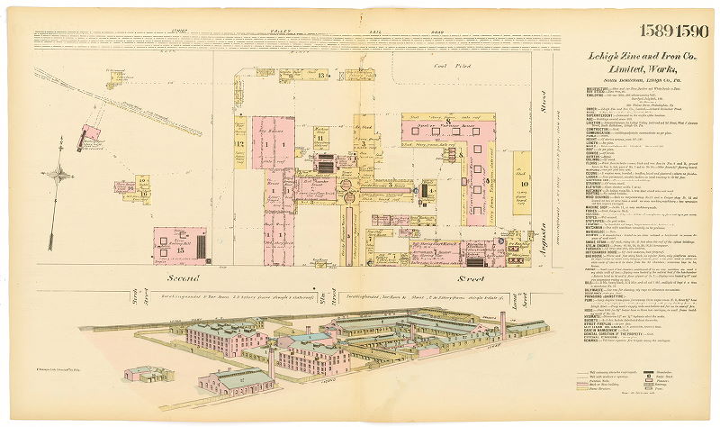 Lehigh Zinc and Iron Co., Ltd. Works, Hexamer General Surveys, Volume 17