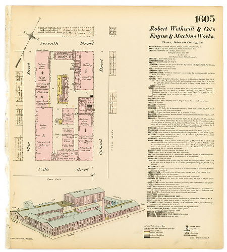 Robert Wetherill & Co. Engine and Machine Works, Hexamer General Surveys, Volume 17