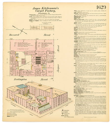 James Kitchenman's Carpet Factory, Hexamer General Surveys, Volume 17
