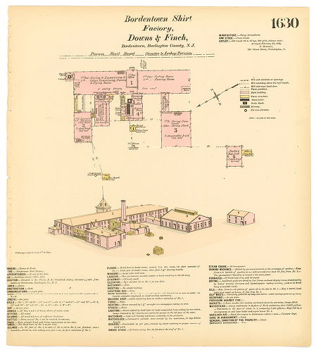Bordentown Shirt Factory, Hexamer General Surveys, Volume 17