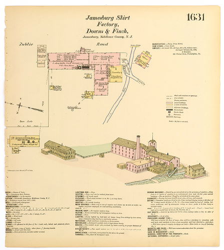 Jamesburg Shirt Factory, Hexamer General Surveys, Volume 17