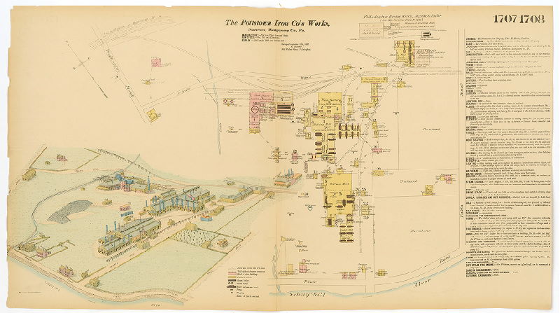 Pottstown Iron Co.'s Works, Hexamer General Surveys, Volume 18
