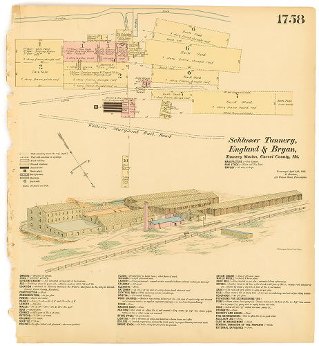 Schlosser Tannery, England and Bryan Tannery Station, Hexamer General Surveys, Volume 19