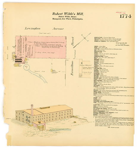Robert Wilde's Mill, Hexamer General Surveys, Volume 19