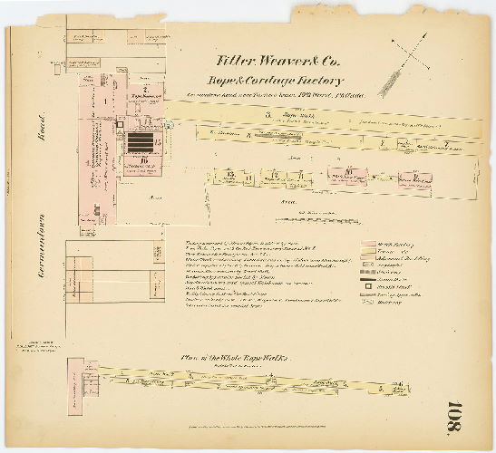 Fitler, Weaver & Co. Rope and Cordage Factory, Hexamer General Surveys, Volume 2