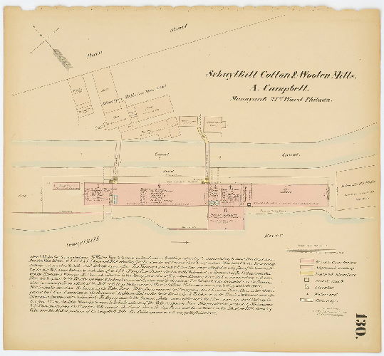 Schuykill Cotton & Woolen Mills, Hexamer General Surveys, Volume 2