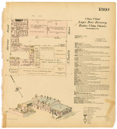 Charles Class' Lager Beer  Brewery, Hexamer General Surveys, Volume 20
