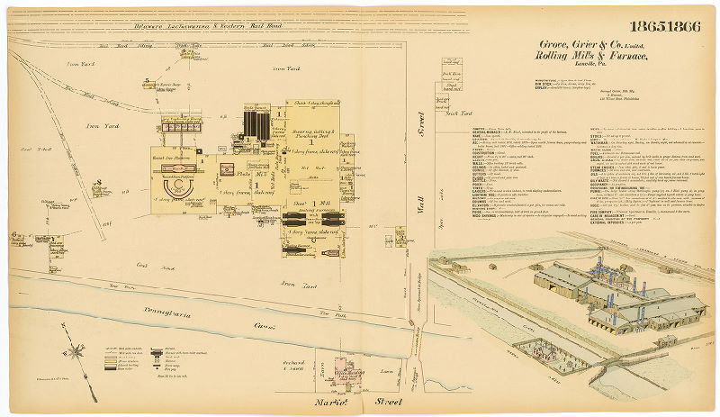 Grove, Greer and Co. Ltd. Rolling Millas and Furnace, Hexamer General Surveys, Volume 20