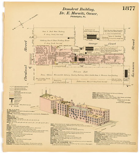 Demokrat Building, Dr. E. Morwitz, Hexamer General Surveys, Volume 20