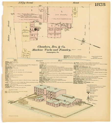 Chambers, Bro. & Co., Machine Works and Foundry, Hexamer General Surveys, Volume 20