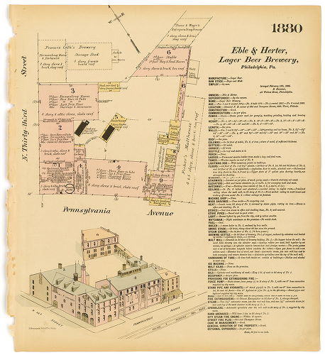 Eble & Herter, Lager Beer Brewery, Hexamer General Surveys, Volume 20
