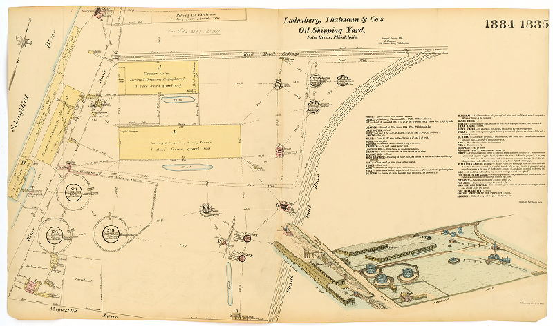 Ladenburg, Thalmann & Co., Oil Shipping Yard, Hexamer General Surveys, Volume 20