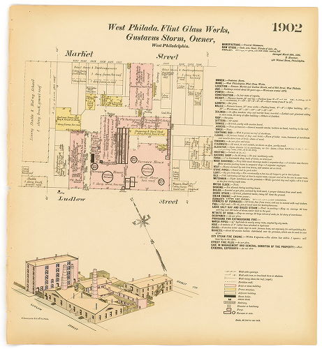 West Philadelphia Flint Glass Works, Gustavus Storm, Hexamer General Surveys, Volume 20