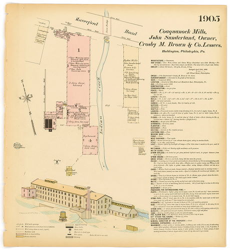 Coaquanock Mills, Hexamer General Surveys, Volume 20