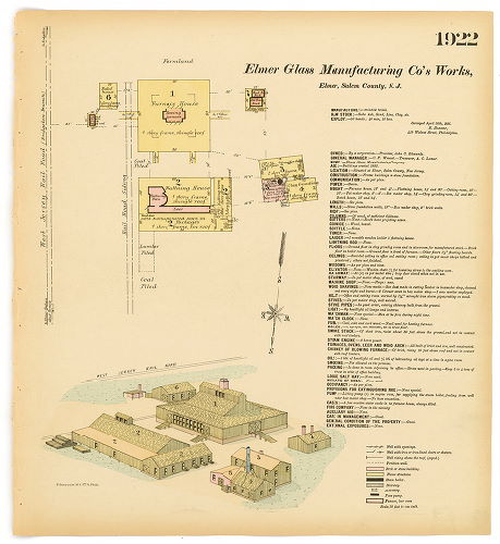 Elmer Glass Manufacturing Co.'s Works, Hexamer General Surveys, Volume 20