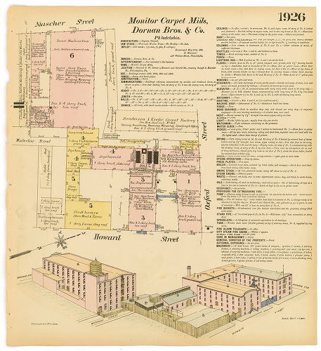 Monitor Carpet Mills, Dornan Brothers and Co., Hexamer General Surveys, Volume 20