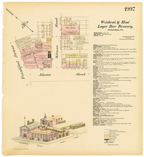 Weisbrod and Hess' Lager Beer Brewery, Hexamer General Surveys, Volume 21