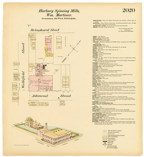 Horbury Spinning Mills, Hexamer General Surveys, Volume 21
