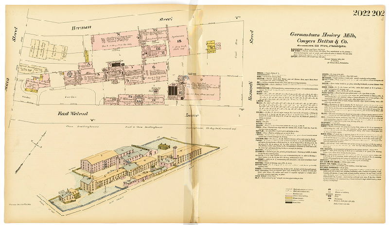 Germantown Hosiery Mills, Conyers Button & Co., Hexamer General Surveys, Volume 21