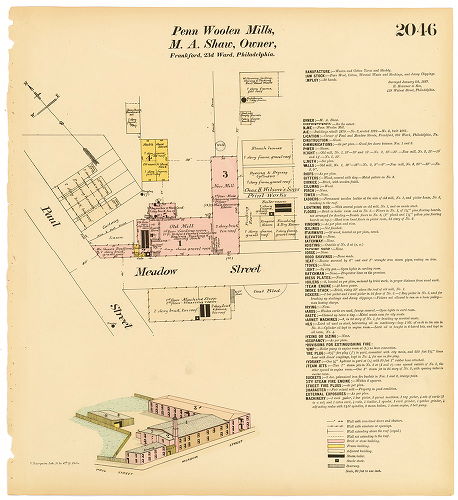 Penn Woolen Mill, Hexamer General Surveys, Volume 21