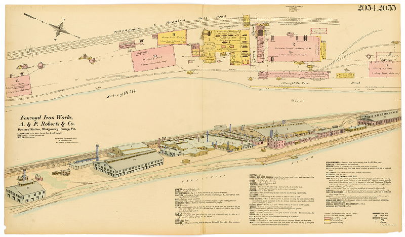 Pencoyd Iron Works, A. & P. Roberts, Hexamer General Surveys, Volume 21