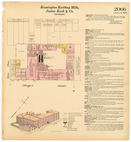 Kensington Knitting Mills, Hexamer General Surveys, Volume 22