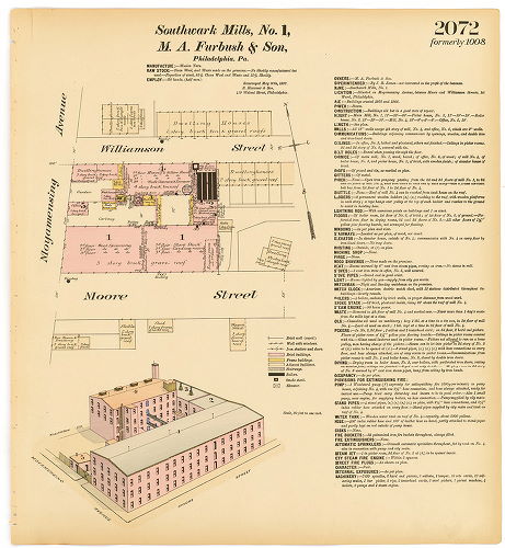 Southwark Mills No. 1, M.A. Furbush & Son, Hexamer General Surveys, Volume 22