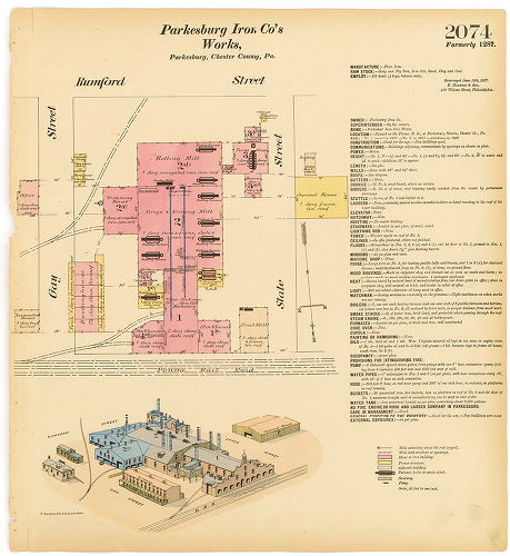 Parkesburg Iron Co.'s Works, Hexamer General Surveys, Volume 22