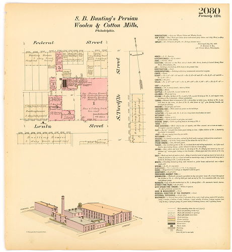 S. B. Bunting, Persian Woolen and Cotton Mills, Hexamer General Surveys, Volume 22