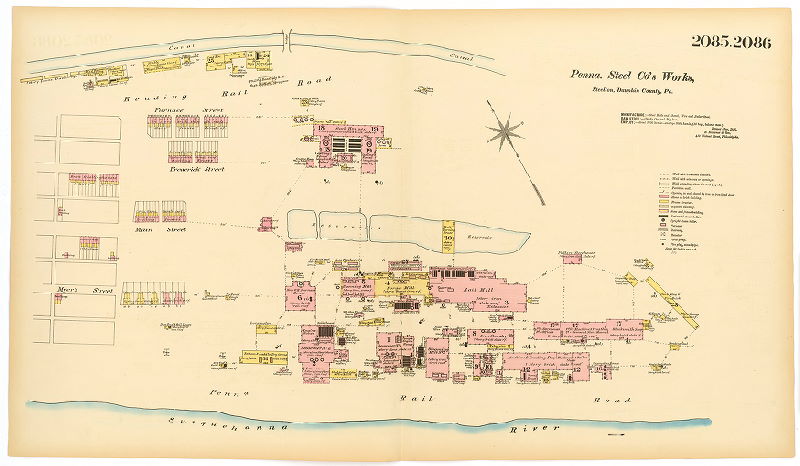 Pennsylvania Steel Co.'s Works, Hexamer General Surveys, Volume 22