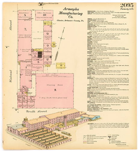 Arasapha Manufacturing Co.s' Mills, Hexamer General Surveys, Volume 22