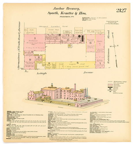 Anchor Brewery, Spaeth, Krautter & Hess, Hexamer General Surveys, Volume 22