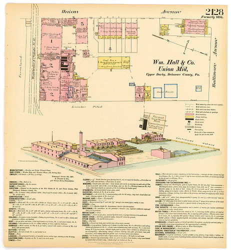 Wm. H. Hall & Co., Union Mill, Hexamer General Surveys, Volume 22