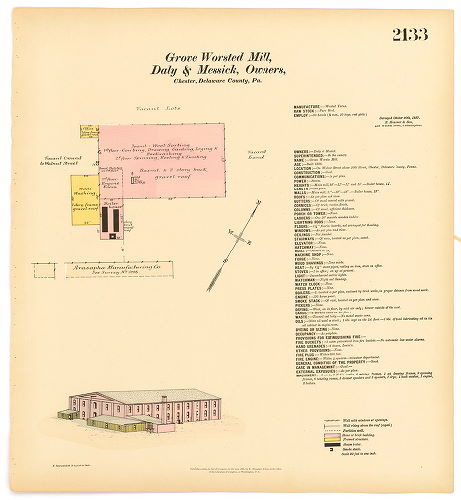 Grove Worsted Mill, Daly and Messick, Hexamer General Surveys, Volume 22