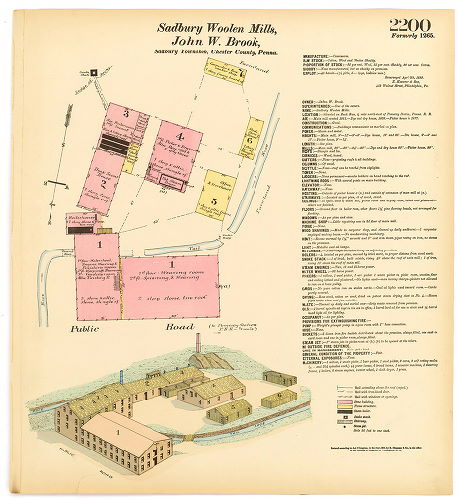 Sadbury Woolen Mills, Hexamer General Surveys, Volume 23