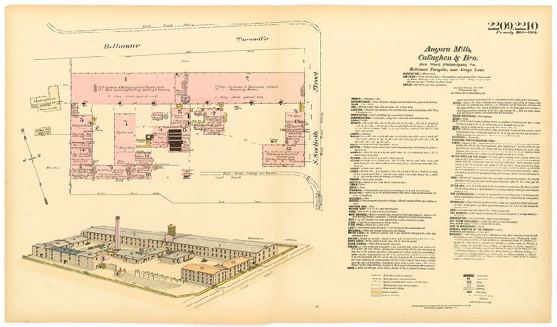 Angora Mills, Callaghan and Brother, Hexamer General Surveys, Volume 23