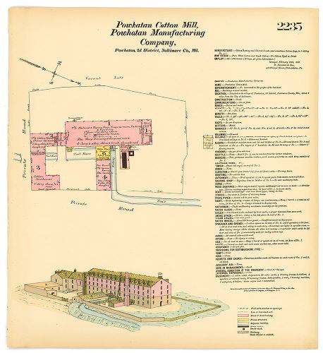 Powhatan Cotton Mill, Hexamer General Surveys, Volume 23