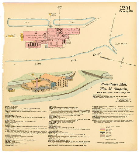 Providence Mills, William M. Singerly, Hexamer General Surveys, Volume 23