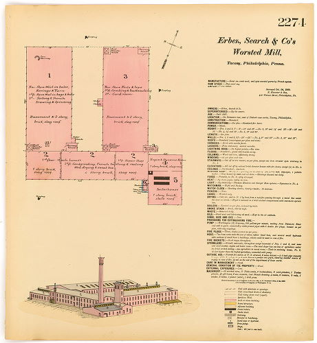 Erben, Search and Co. Worsted Mill, Hexamer General Surveys, Volume 24