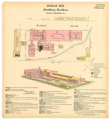 Dalkeith Mill, Bradbury Bros., Hexamer General Surveys, Volume 24