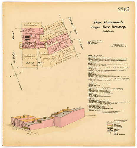 Theo. Finkenauer. Lager Beer Brewery, Hexamer General Surveys, Volume 24