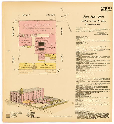 Red Star Mill, John Greer and Co., Hexamer General Surveys, Volume 24